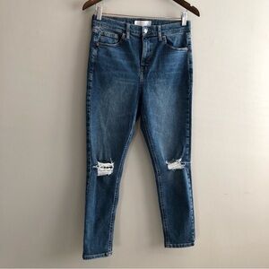 ✨$7 CLEAR-OUT✨ Topshop Jamie High Waist Skinny Distressed Stretchy Denim Jeans